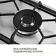 Поверхность газовая Domino на металле WEILOR GM W 314 SS - изображение 6