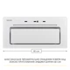 Вытяжка полновстраиваемая WEILOR LUMINA WBG 68 WHITE - изображение 3