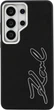 Чохол Karl Lagerfeld Grained Signature Metal Resin Logo для Samsung Galaxy S26 Ultra Black (KLHCS26LPGFKSRSK) - зображення 3