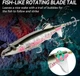 Набір Воблерів-квокерів Whopper Plopper Pike 13 см 16.7 грам 3 штуки + коробка - зображення 4
