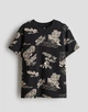 Футболка підліткова графіті H&M (14+років) 170+см чорна - зображення 1