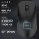 Ігрова бездротова миша Ajazz AJ159PRO -3 Mod-Black-3395-8K Charging Dock - изображение 8