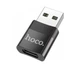 Переходник OTG Hoco UA17 Type-C - USB 2.0 адаптер OTG конвектор для передачи данных мини переходник для мобильных устройств Черный - изображение 1