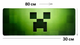 Коврик для мыши большой 80х30см Кріпер MINECRAFT - изображение 1