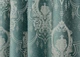 Комплект готовых штор VR-Textil Парча № 1777ш Бирюзовый с молочным 100х290 см 2 шт (31-097) - изображение 7
