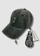 Кепка - Chrome Hearts / Хром Хартс 55-58 см. Темно-серый - изображение 2