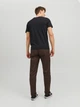 Футболка хлопковая длинная мужская Jack & Jones 12151955 2XL Black (5714487087977) - изображение 2