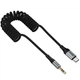 Кабель Hoco UPA33B (Type-C to AUX mini Jack 3.5мм, чистый звук, передача аудио без потерь, длина 1.5 метра) - Черный - изображение 5