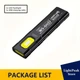 Компактний ручний ліхтарик Flashlight Mini (LED-ліхтарик з кліпсою, магніт, 5 режимів роботи, освітлення до 50 метрів) - Чорний - зображення 9