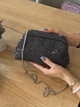 Елегантна вечірня сумочка у чорному кольорі AM-0271 - зображення 7