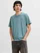 Футболка хлопковая длинная мужская Jack & Jones 12151955 M Mineral Blue (5715832167474) - изображение 1