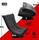 Поворотное кресло для отдыха Bass Polska BH 30043, черное - изображение 2