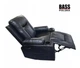 Массажное кожаное кресло-качалка Bass Polska BH 30040 RELAX с массажем спины, поясницы и ног, черное - изображение 8