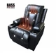 Массажное кожаное кресло-качалка Bass Polska BH 30040 RELAX с массажем спины, поясницы и ног, черное - изображение 9