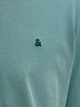 Футболка хлопковая длинная мужская Jack & Jones 12245087 M Mineral Blue (5715830459823) - изображение 4