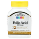 Фолієва кислота 21st Century "Folic Acid" вітамін B9, 400 мкг (250 таблеток) - зображення 1