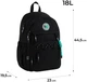 Рюкзак GoPack с анатомической спинкой Teens 44.5x23x19.5 см Черный (GO26-121L-4) - изображение 3