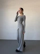Жіночий прогулянковий костюм (кофта+штани) Uaclothes 46-48 Сірий (like37123-175521350) - зображення 3