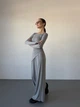 Жіночий прогулянковий костюм (кофта+штани) Uaclothes 46-48 Сірий (like37123-175521350) - зображення 4