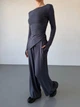 Жіночий прогулянковий костюм (кофта+штани) Uaclothes 44-46 Графітовий (like37120-175491357) - зображення 5