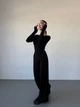 Жіночий прогулянковий костюм (кофта+штани) Uaclothes 44-46 Чорний (like37122-175511357) - зображення 2