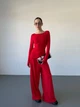 Жіночий прогулянковий костюм (кофта+штани) Uaclothes 44-46 Червоний (like37121-175501357) - зображення 2