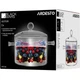 Кастрюля Ardesto Black Mars 2л, боросилікатне скло (AR0720GB) - изображение 4
