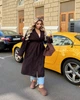 Кардиган жіночий з поясом Sa296 кольору шоколад 00538 - 58-60 - зображення 2