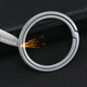 Титановое кольцо плоское для ключей Titanium Rings 28 мм / 1 штука Серебристое - изображение 6