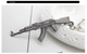 Брелок чоловічий металевий "Автомат зброя Counter Strike CS:GO", брелоки для геймерів FC54 - зображення 2