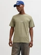Футболка хлопковая длинная мужская Jack & Jones 12278787 L Vetiver (5715733521832) - изображение 1