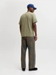Футболка хлопковая длинная мужская Jack & Jones 12278787 L Vetiver (5715733521832) - изображение 2