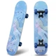 Дитячий міні скейт скейтборд SP-Sport 1407 Light Blue-White - зображення 2