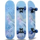 Дитячий міні скейт скейтборд SP-Sport 1407 Light Blue-White - зображення 4