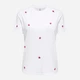 Футболка хлопковая женская ONLY 15288473 XS Bright White/Strawberry (5715867449743) - изображение 6