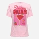 Футболка хлопковая женская ONLY 15291465 L Romance Rose (5715866549406) - изображение 4