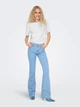 Футболка хлопковая женская ONLY 15320892 L White (5715510335966) - изображение 5