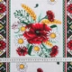 Тканина рушникова вафельна набивна маки (160г/м.кв45см пог.м) 194947 - зображення 3