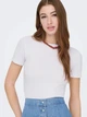 Футболка женская ONLY 15335351 S White (5715607330829) - изображение 3