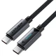 Дата кабель Acefast C19-03 Type-C to Type-C 60W (1.2m) Black - 00000085429_1 - зображення 1
