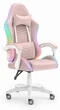 Геймерське крісло тканинне Hell's Chair HC-1000 Pink LED - изображение 1