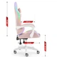 Геймерське крісло тканинне Hell's Chair HC-1000 Pink LED - изображение 9