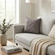 Подушка декоративная IDEIA Cube Гипоаллергенная Стеганая Серая 45x45 см (2200004244167) - изображение 2