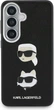 Чохол Karl Lagerfeld Saffiano Double Heads Metal для Samsung Galaxy S26 Plus Black (KLHCS26MPSFDHPOK) - зображення 3