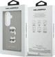 Чохол Karl Lagerfeld Saffiano Double Heads Metal для Samsung Galaxy S26 Silver (KLHCS26SPSFDHPOG) - зображення 8