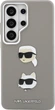 Чохол Karl Lagerfeld Saffiano Double Heads Metal для Samsung Galaxy S26 Ultra Silver (KLHCS26LPSFDHPOG) - зображення 3