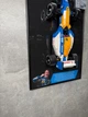 Арт Держатель Рамка на Стену 50x30 см. для Вашего Конструктора Icons Williams Racing FW14B Nigel Mansell Найджел Менселл (10353) с дополнительным креплением для мини-фигурки - Black - изображение 10