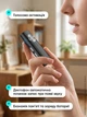 Цифровой диктофон портативный с голосовым управлением звукозаписывающий WAV USB аудио рекордер для записи голоса с кейсом 64 ГБ - изображение 2