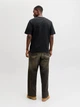 Футболка хлопковая длинная мужская Jack & Jones 12287990 2XL Black (5715830433151) - изображение 2