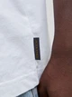 Футболка хлопковая длинная мужская Jack & Jones 12287990 L Bright White (5715733577136) - изображение 4